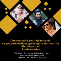 Personalized Celebrity shout outs & video celebs for Brand promotion with Bollywish