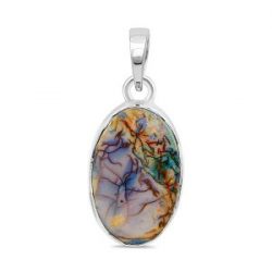 Beautiful Sterling Opal Pendant