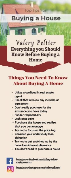 Valery Peltier – Everything you Should Know Before Buying a Home