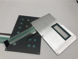 Tactile Membrane Keyboard with Aluminium Plate Type