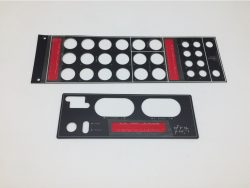 Transparent Red Window for PCB Membrane Overlay