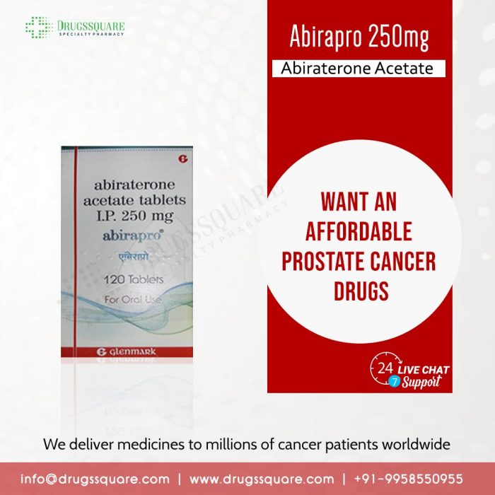 Buy Abirapro Abiraterone 250 mg Tablet Online at the Lowest Price