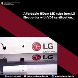 Affordable 150cm LED tube from LG Electronics with VDE certification.