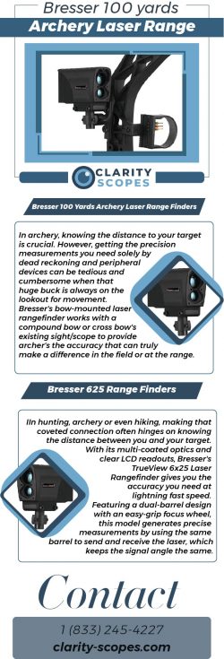 Bresser 100 Yards Archery Laser Range – Shop At Clarity-Scopes