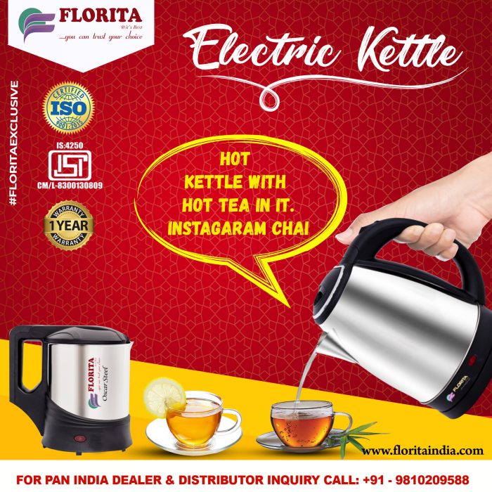 Electric Kettle Manufacturers- Florita