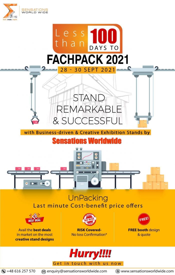 Exhibit In FachPack 2021 With Sensations Worldwide
