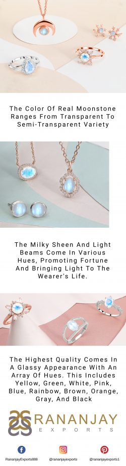 Sterling Silver Moonstone Jewelry