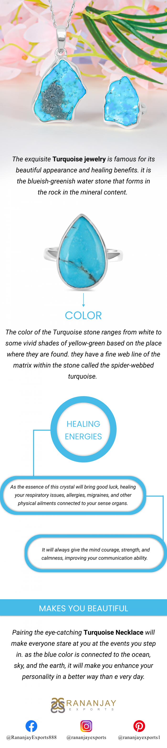 Turquoise Jewelry & Its Healing Energy