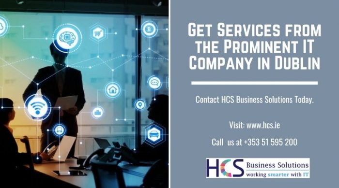 Get Services from the Prominent IT Company in Dublin