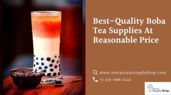 Best-Quality Boba Tea Supplies