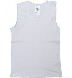 Girls Plain Soft Cotton Vest – MJ4291