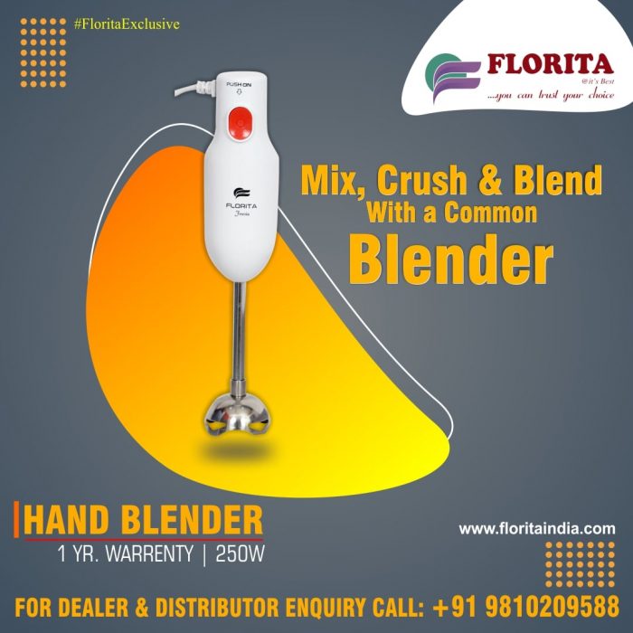 Hand Blenders Manufacturers In India- Florita India