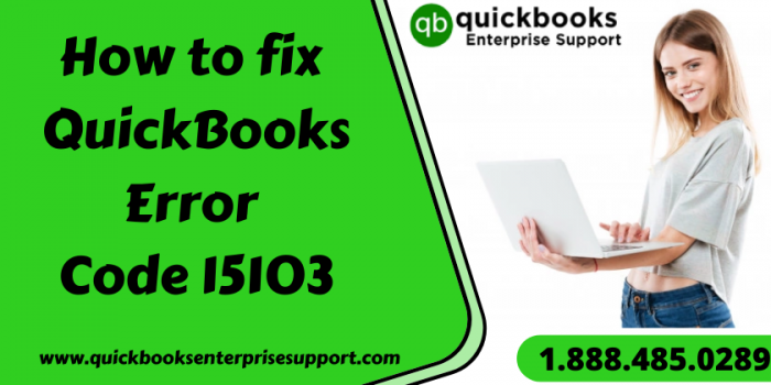 QuickBooks Error Code 15103