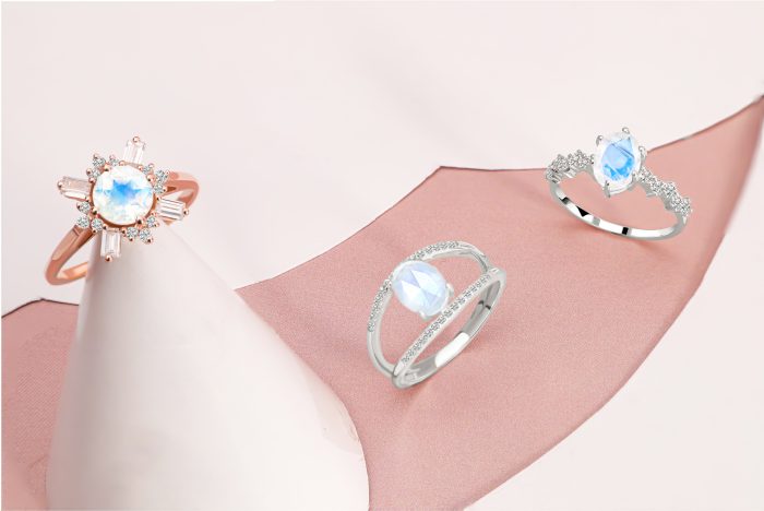 Buy Moonstone Ring at Rananjay Exports in Wholesale Price