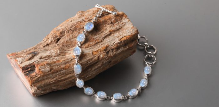 Natural Sterling Silver Moonstone Jewelry