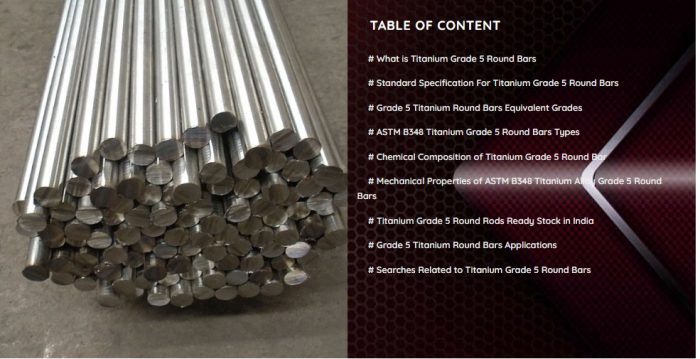 TITANIUM GR. 5 ROUND BAR