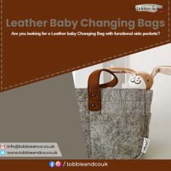 Leather baby Changing Bags