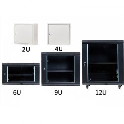 Durable home network cabinet wall mount