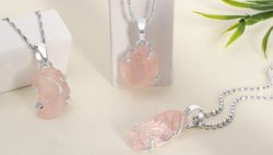 Handmade Natural Rose Quartz Jewelry at Manufacturer Price.