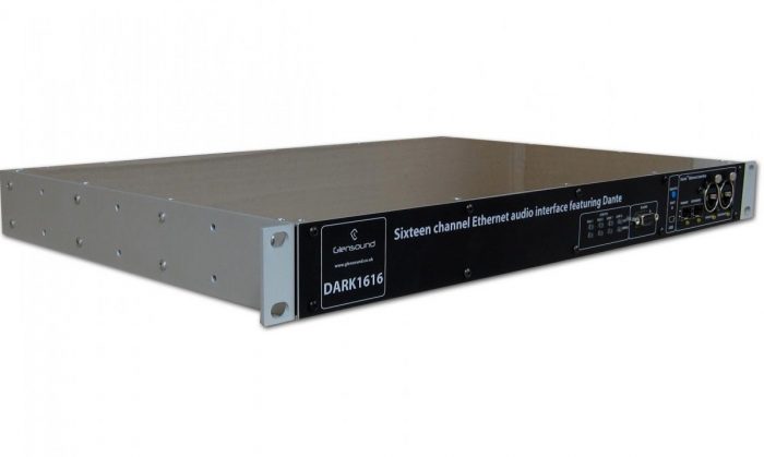 DARK1616 – Dante/AES67 to 16 Analogue and 8 AES Inputs and Outputs