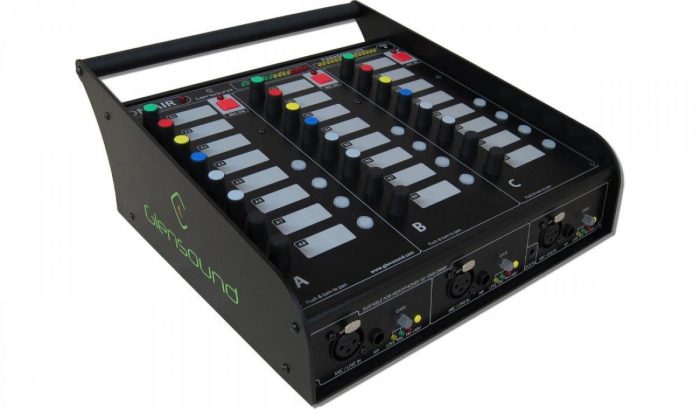 PARADISO LITE – Three Commentator Unit with Local I/O, Cat5 Dante/AES67 Interface