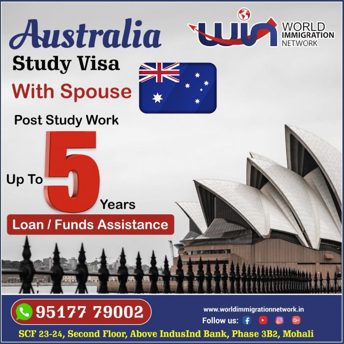 Australia Study Visa With Post Study Work Up To 5 Years