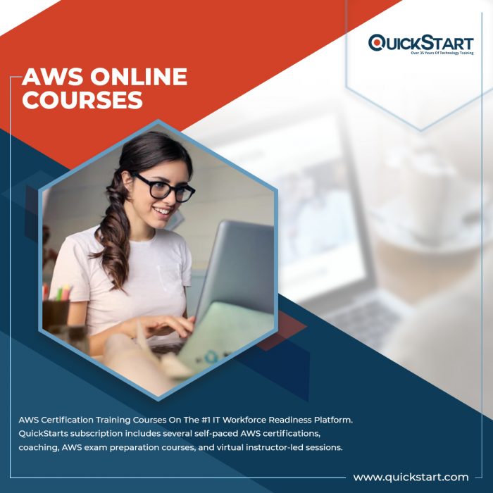 Available now AWS online courses – QuickStart