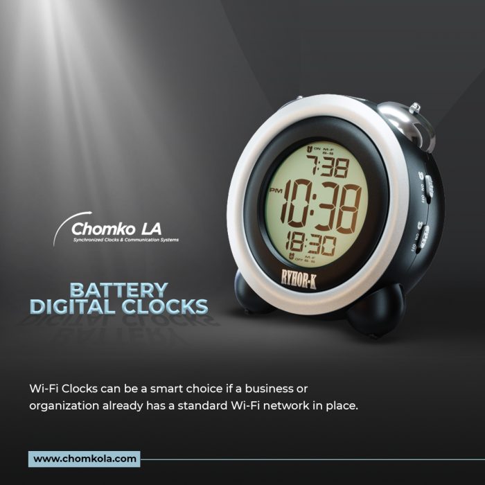 Best Wireless Battery Digital Clocks in USA | Chomko LA