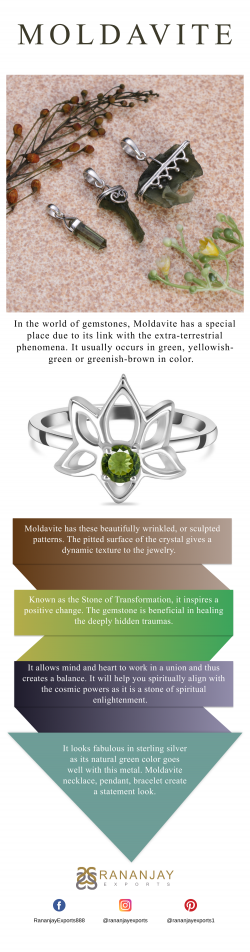 Beautiful Gemstone Jewelry Moldavite