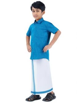 Buy Boys Matching Dhoti & Shirt Combo Online – Ramraj Cotton