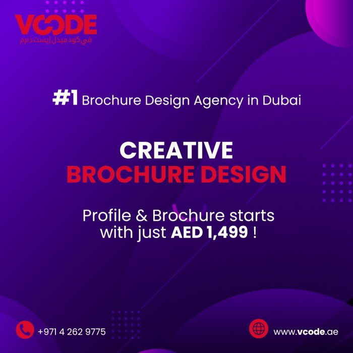 Brochure Design Company Dubai