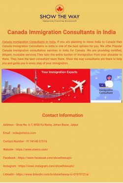 Best Canada Immigration Consultants in India