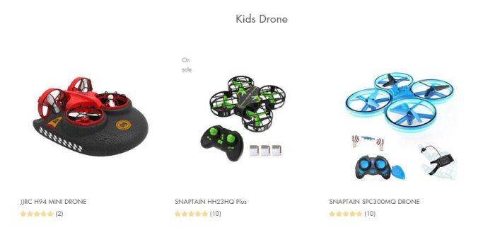 Kids drones in USA