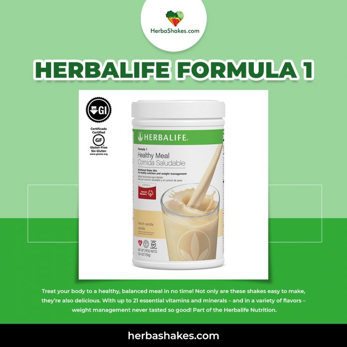 Consume the Herbalife Formula 1 and Stay Fit with Herbashakes