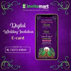 Digital wedding invitation