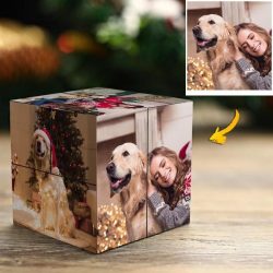 Custom Photo Rubik’s Cube DIY Multiphoto Flipping Photo Cubes Christmas Gifts