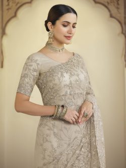 Buy Golden Coding Embroidery Net Bridal Wear Lehenga Choli Online from EthnicPlus for ₹9,349.00