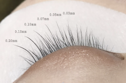 There are 4 degrees of false eyelash lengths: