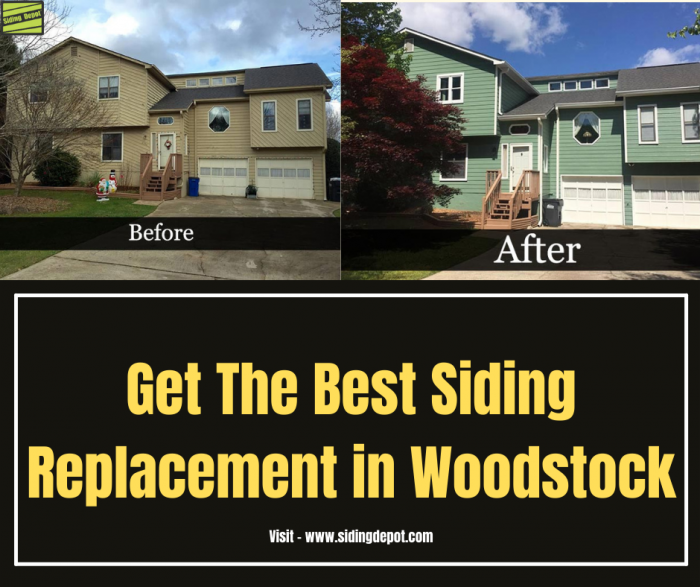 Get The Best Siding Replacement in Woodstock
