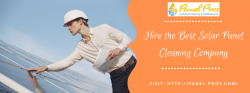 Hire the Best Solar Panel Cleaning Company