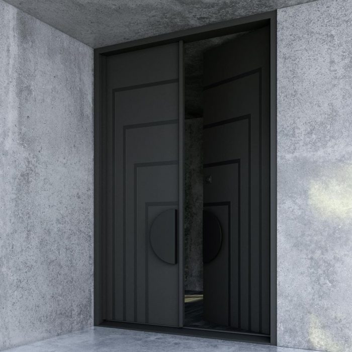 Black Double Front Doors – Zen Doors