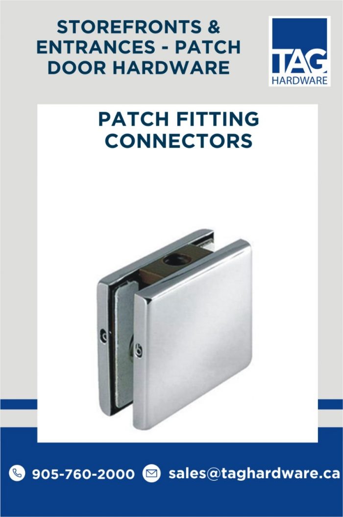 Collection of Commercial Patch Fitting Hardware in Canada