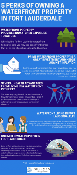 5 Perks of Owning a Waterfront Property in Fort Lauderdale