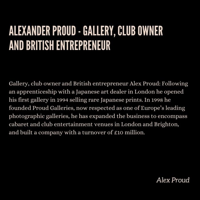 Alexander Proud Vision