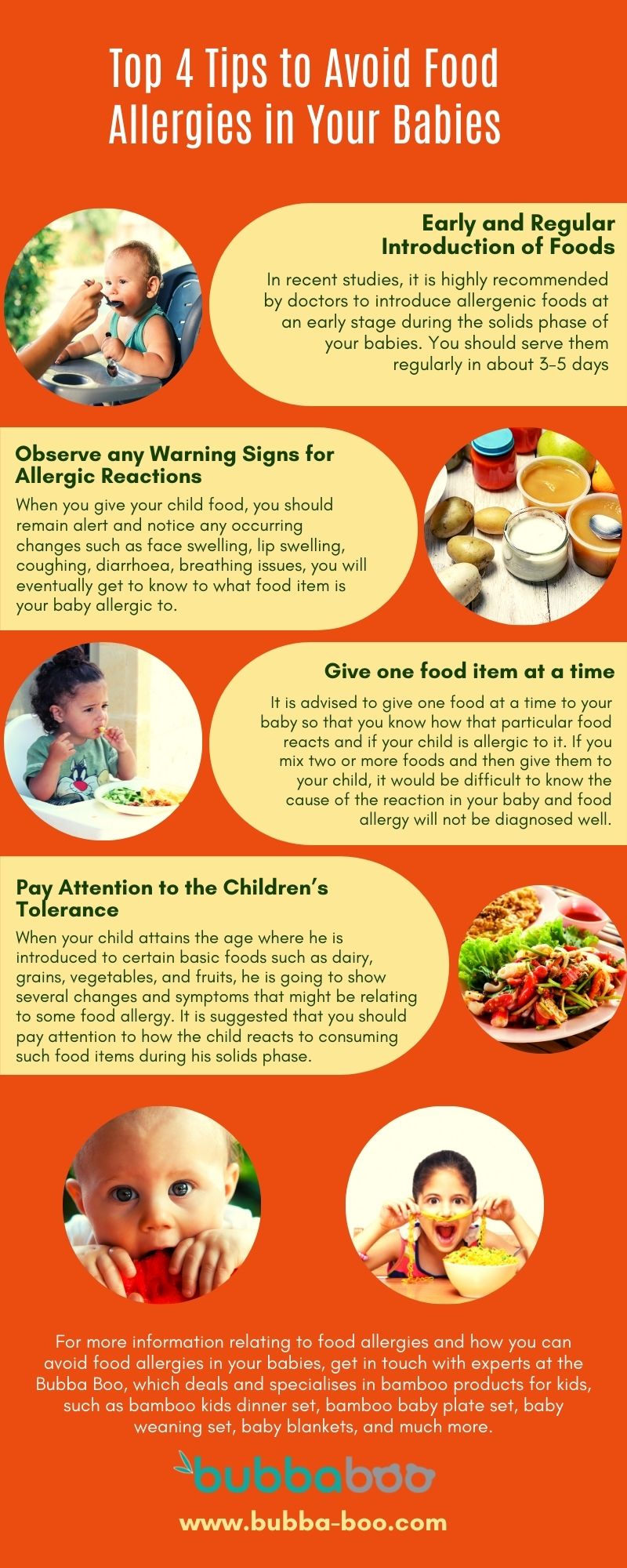Top 4 Tips to Avoid Food Allergies in Your Babies
