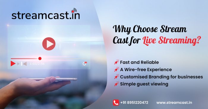 Live Streaming Service Bangalore – Streamcast