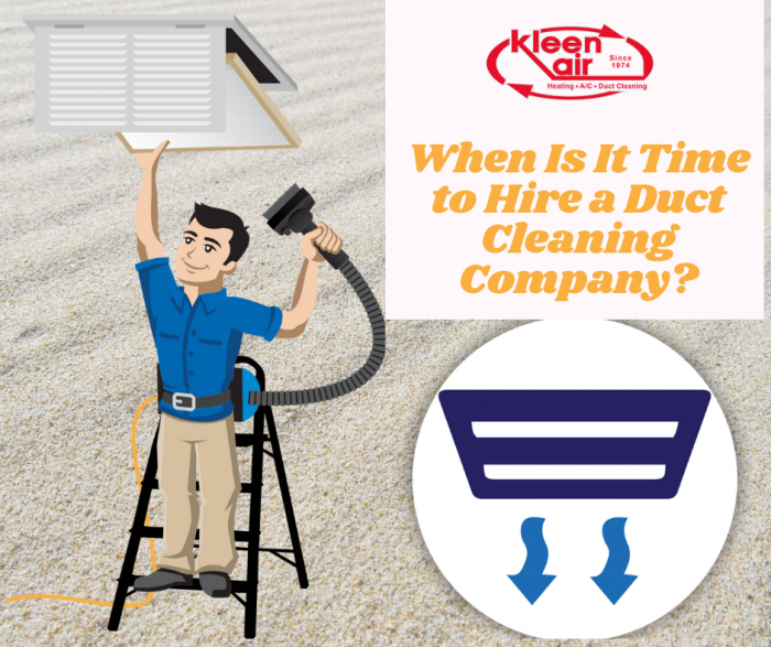 When Is It Time to Hire a Duct Cleaning Company?