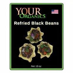 Refried Black Beansfrom Jyoti Natural Foods-10 oz bag