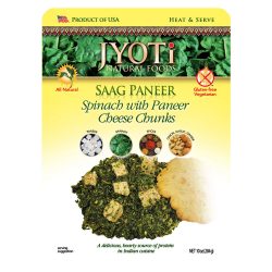 Saag Paneer from Jyoti Natural Foods- 10 oz bag