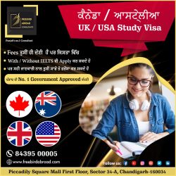 Apply UK / USA Study Visa with/without IELTS.